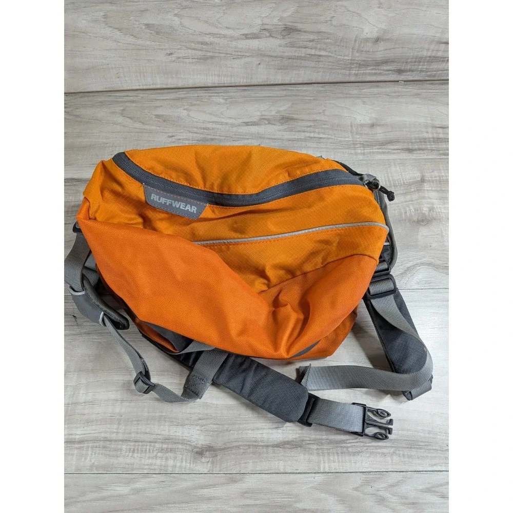 Ruffwear Approach Dog Harness Hiking Pack Saddlebags Size M Orange